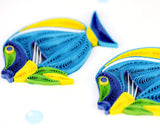 Quilled Colorful Fish Greeting Card