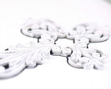 Detail shot of Quilled Cross Card