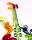 Detail shot of Quilled Electric Guitar Card