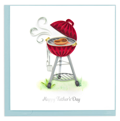 Quilled Father's Day BBQ Greeting Card