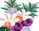 Quilled Flower Vase Greeting Card