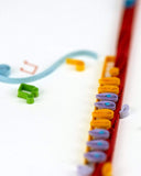 Detail shot of Quilled Flute Card
