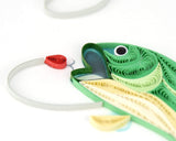 Quilled Gone Fishing Greeting Card