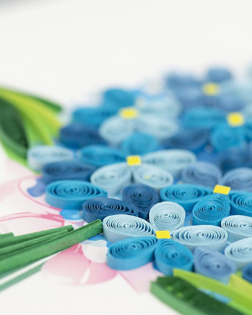 Handcrafted Hydrangea Greeting Card Quilling Card¨