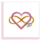 Quilled Infinite Love Greeting Card