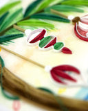 Detail shot of Quilled Island Holiday