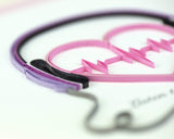 Detail shot of Quilled Listen to Your Heart Card