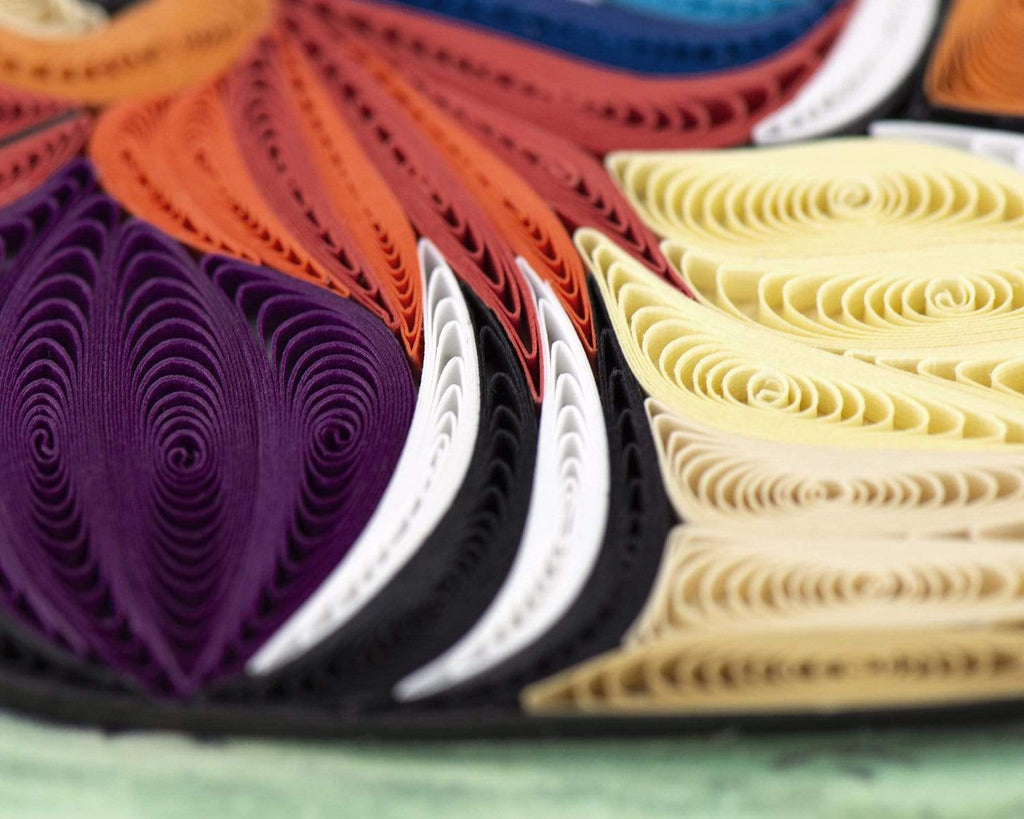 Handcrafted Mandarin Duck Greeting Card Quilling Card¨