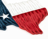 Quilled Texas State Flag Greeting Card