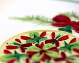 Detail shot of Quilled Traditional Ornament Card