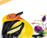 Detail shot of Quilled Western Tanager Card
