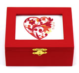 MB327 | Red Musical Box - Heart