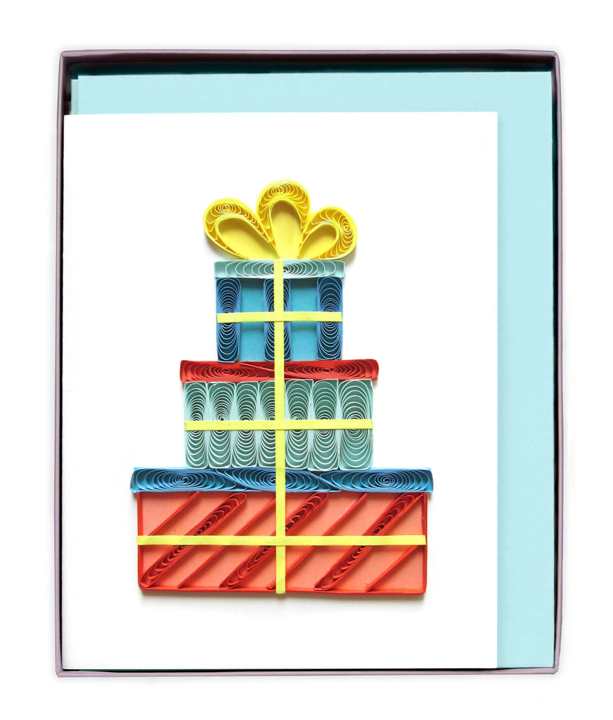 Quilled Birthday Note Card Box Set Quilling Card