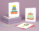 Quilled Birthday Note Card Box Set