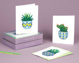 Quilled Succulent Note Card Box Set