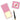 Quilled Pink Rose Sticky Note Pad Cover - Quilling Card - Sticky Note Cover