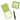 Quilled Grasshopper Sticky Note Pad Cover - Quilling Card - Sticky Note Cover