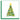 Quilled Gold Garland Christmas Tree Greeting Card - Quilling Card - Greeting Card