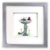 Brushed Silver Shadow Box Frame (6x6in)