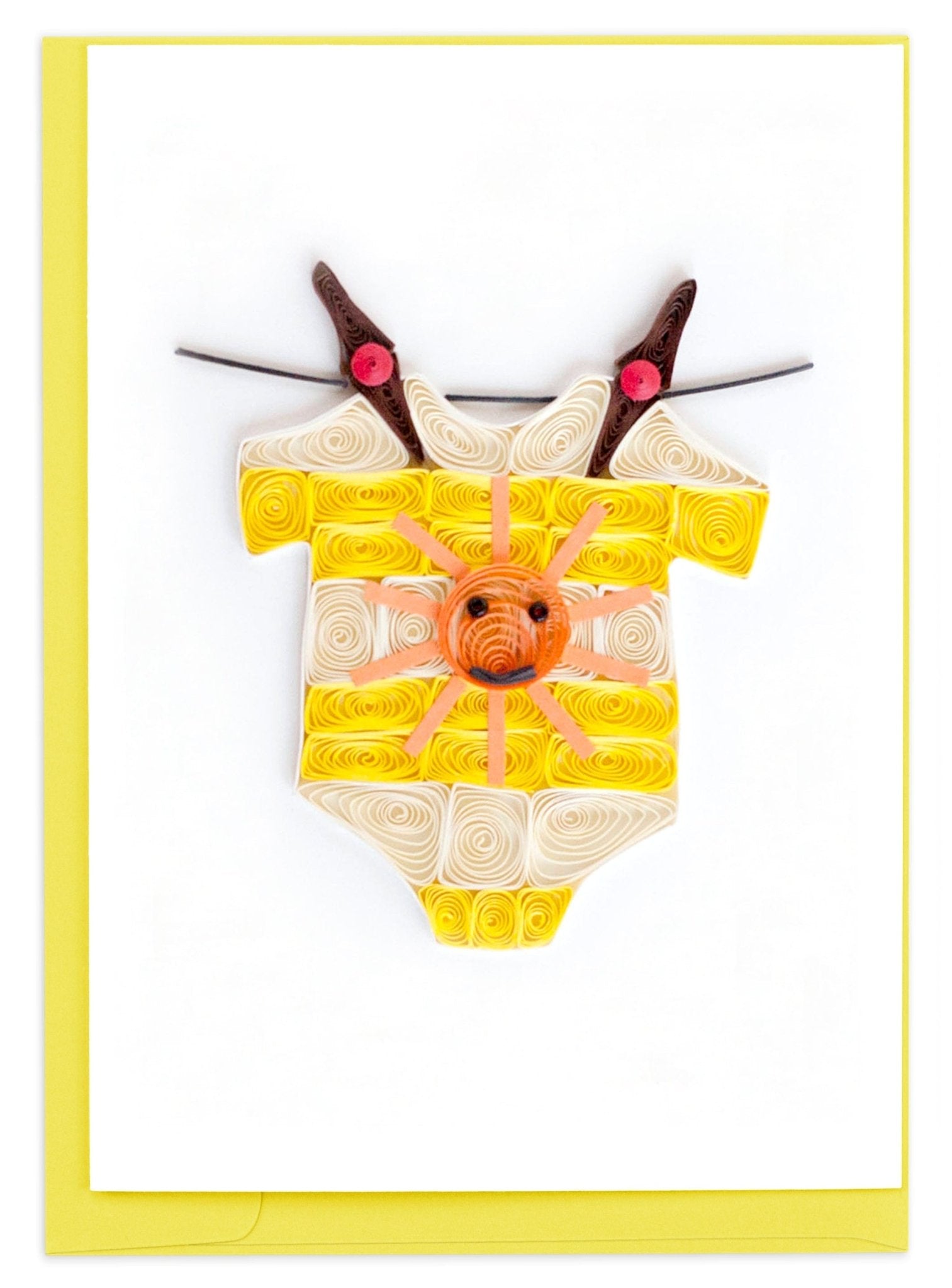 Quilled Newborn Gift Enclosure Mini Card