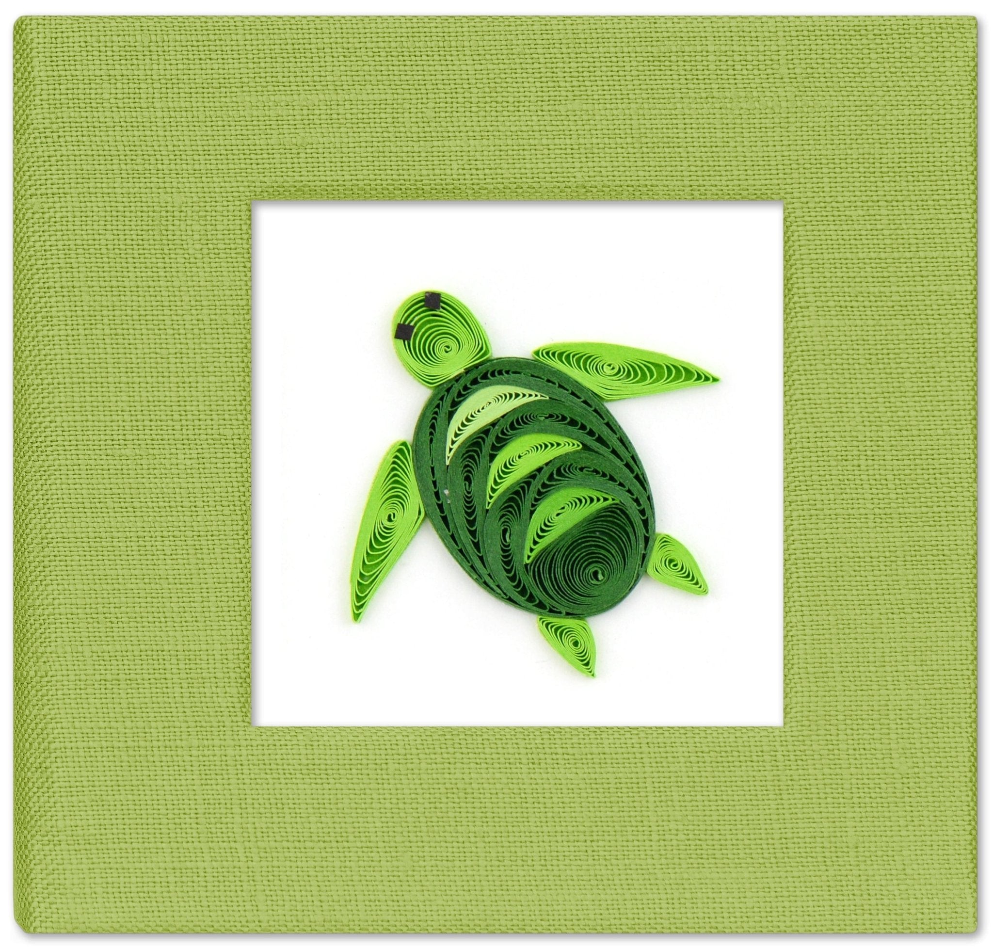 Quilled Sea Turtle Sticky Note Pad Cover