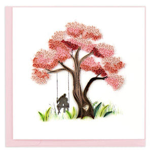 Quilled Blossoming Love Greeting Card