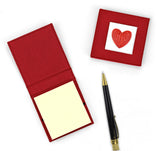 Quilled Heart Sticky Note Pad Cover