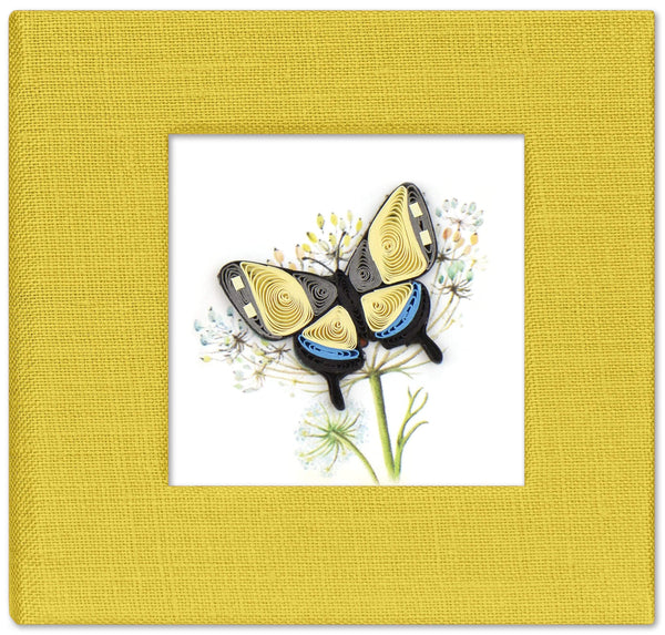 Quilled Swallowtail Butterfly Sticky Note Pad Cover