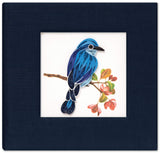 Quilled Bluebird Sticky Note Pad Cover