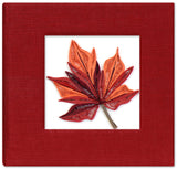 Quilled Maple Leaf Sticky Note Pad Cover